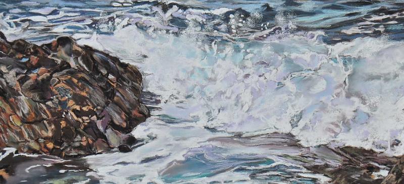 vague nevez.JPG -  Pastel format /size 30 x 60